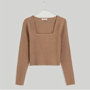 NWT Madewell Ottoman Pullover Crop Sweater